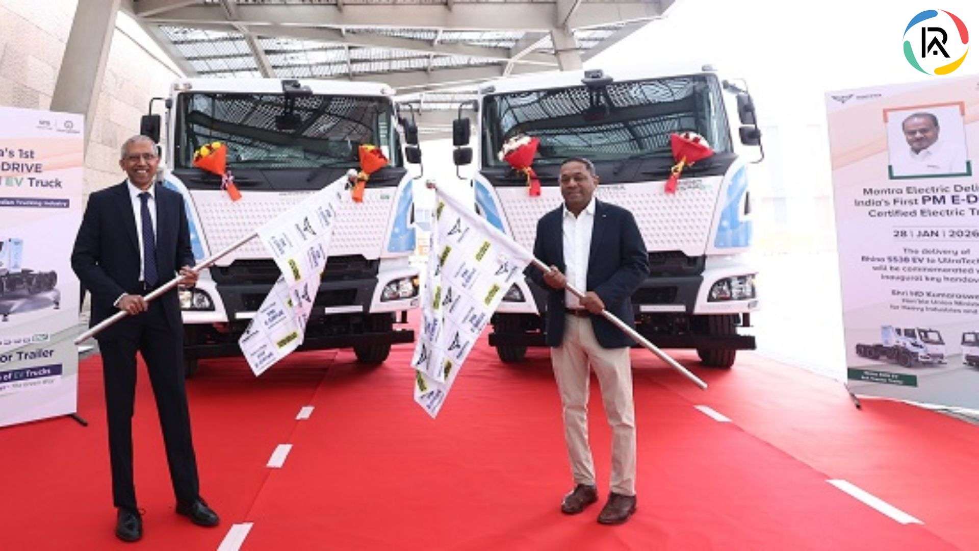 Montra Electric Delivers PM E-Drive EV Truck